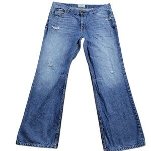 Aeropostale Jeans Mens 36x32 Benton Original Bootcut Baggy Retro Distressed